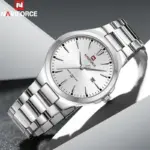 Naviforce 9214 Watch  For Men - Silver - Image 4