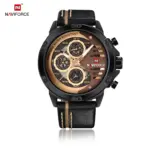 NAVIFORCE 9110 Military Watches for Men - Brown