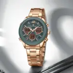 Naviforce 5045 Watch For Women – Rose Gold and Gray - Image 2