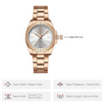 Naviforce 5062 watch for women-Rose White - Image 3