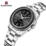 Naviforce 5062 watch for women-Silver Black - Image 4