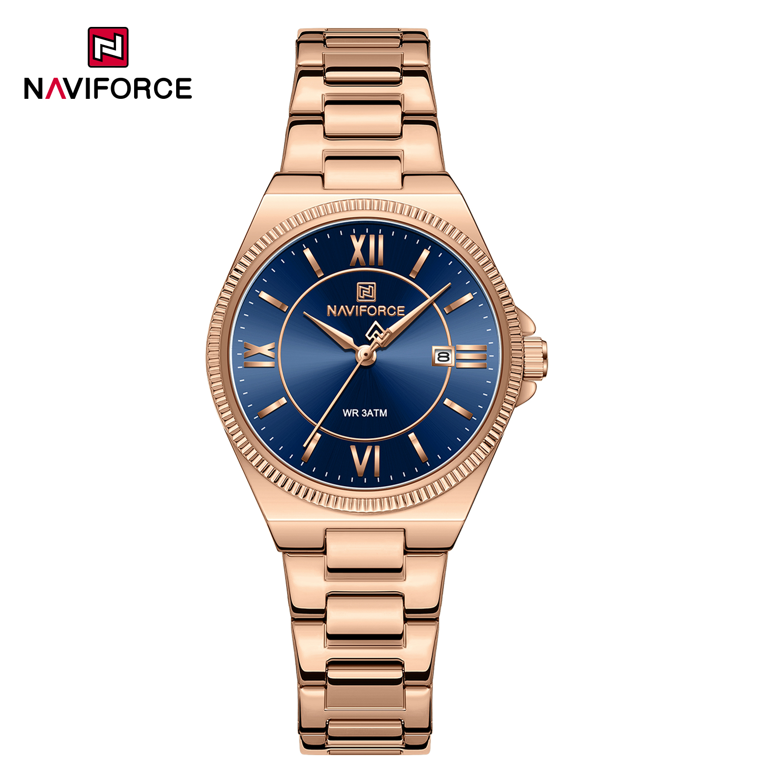 Naviforce-5073-watch-for-women-Rose-Blue.jpg Naviforce 5073 watch for women-Rose Blue - Image 1