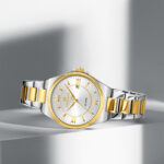 Naviforce 5073 watch for women-Silver Gold White - Image 4