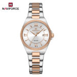 Naviforce 5073 watch for women-Silver Rose White