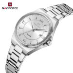 Naviforce 5073 watch for women-Silver - Image 5