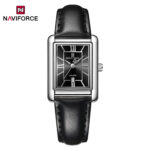 Naviforce 5074 Watch For Women-Silver Black - Image 4