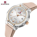 Naviforce 6110 Watch For Women - Rose White
