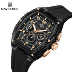 Naviforce 6118 Watch For Men-Black Rose
