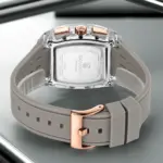 Naviforce 7105 Silicone Watch for men - Rose Gray - Image 3