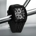 Naviforce 7105 Silicone Watch for men - Black