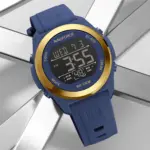 Naviforce 7111 watch for men-Gold Blue - Image 4