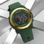 Naviforce 7111 watch for men-Gold Green - Image 2