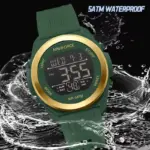 Naviforce 7111 watch for men-Gold Green - Image 3