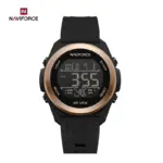 Naviforce 7111 watch for men-Rose Black