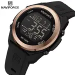Naviforce 7111 watch for men-Rose Black - Image 4