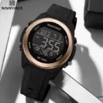Naviforce 7111 watch for men-Rose Black - Image 3
