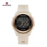 Naviforce 7111 watch for men-Rose Gold