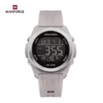 Naviforce 7111 watch for men-Silver Gray