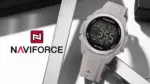 Naviforce 7111 watch for men-Silver Gray - Image 2