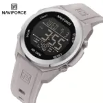 Naviforce 7111 watch for men-Silver Gray - Image 4