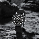 Naviforce 7130 Watch For Men-Silver Black - Image 2