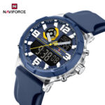 Naviforce 7130 Watch For Men-Silver Blue - Image 3