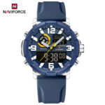 Naviforce 7130 Watch For Men-Silver Blue - Image 4