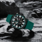 Naviforce 7130 watch for men-Dark Green Black - Image 3