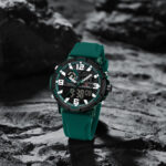 Naviforce 7130 watch for men-Dark Green Black - Image 4