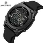 Naviforce 7134 Sports Watch for Men- Black - Image 4