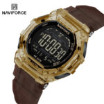 Naviforce 7136 Watch For Men - Coffee - Image 2