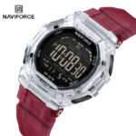 Naviforce 7136 Watch For Men - Red - Image 3
