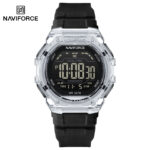 Naviforce 7136 Watch For Men - Silver Black - Image 4