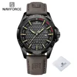 Naviforce 8023 Watch For Men- Coffee