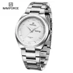Naviforce 8030 Watch For Men - Silver