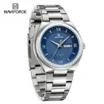 Naviforce 8030 Watch For Men - Silver Blue