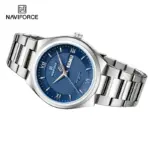 Naviforce 8030 Watch For Men - Silver Blue - Image 2