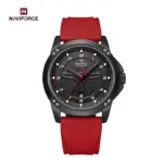Naviforce 8031 Watch For Men - Full Red - Image 2