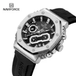 Naviforce 8035 Watch For Man - Sliver Black - Image 2