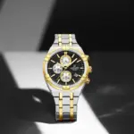 Naviforce 8042 Watch for Men- Golden Black - Image 3