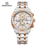 Naviforce 8042 Watch for Men-Rose Gold