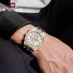 Naviforce 8042 Watch for Men-Rose Gold - Image 3