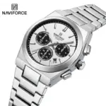 Naviforce 8048 Watch For Women-Silver Black