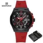 Naviforce 8051 Watch For Man-Red