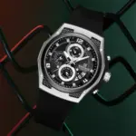 Naviforce 8051 Watch For Man-Silver Black - Image 2