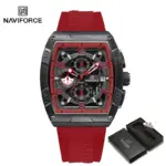 Naviforce 8052 Watch For Men- Red - Image 3