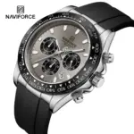 Naviforce 8054 Watch For Men-Gray - Image 2