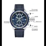 Naviforce 8075 Watch For Men-Blue - Image 3
