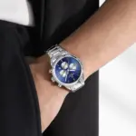 Naviforce 8076 Watch For Men-Silver Blue - Image 4