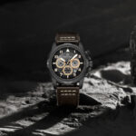 Naviforce 8077 Watch For Men - Black Coffee - Image 3